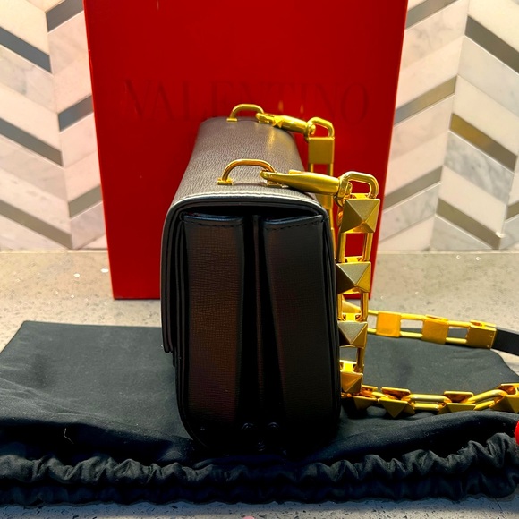 Valentino Stud Sign Shoulder Bag - Picture 8 of 15